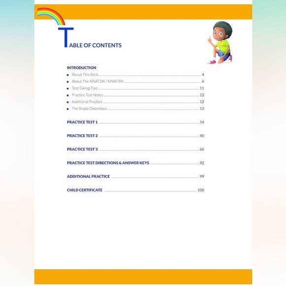 Gifted Talented NNAT Test Prep workbook: NNAT2&3 Level A&B - For Kindergarten - Picture 5 of 10